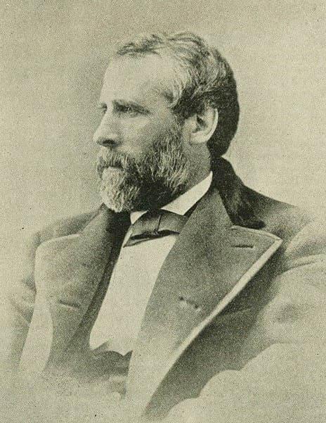 A black-and-white portrait of an elderly Andrew Haswell Green, the civic leader who spent thirty years campaigning for the 1898 consolidation.