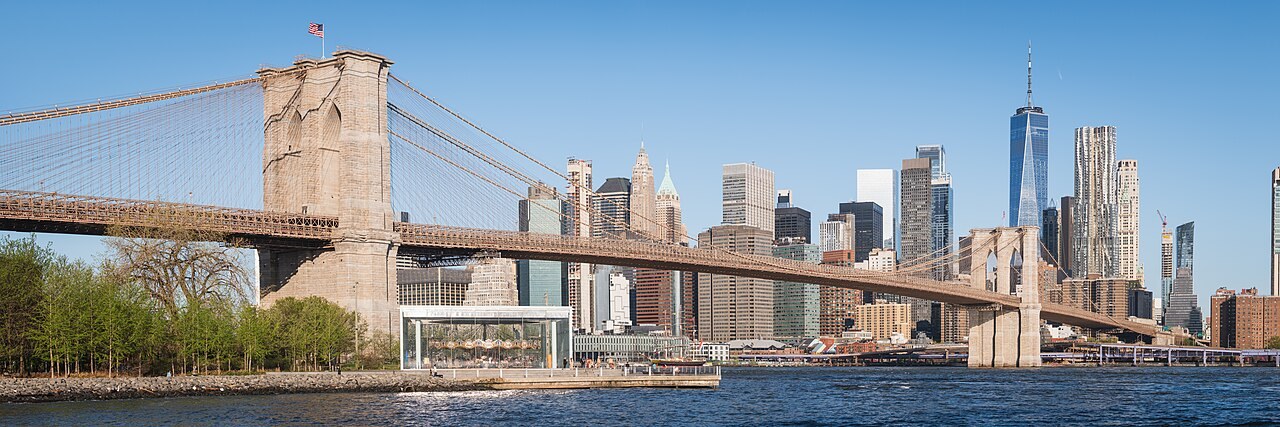 Work Begins on the Brooklyn Bridge