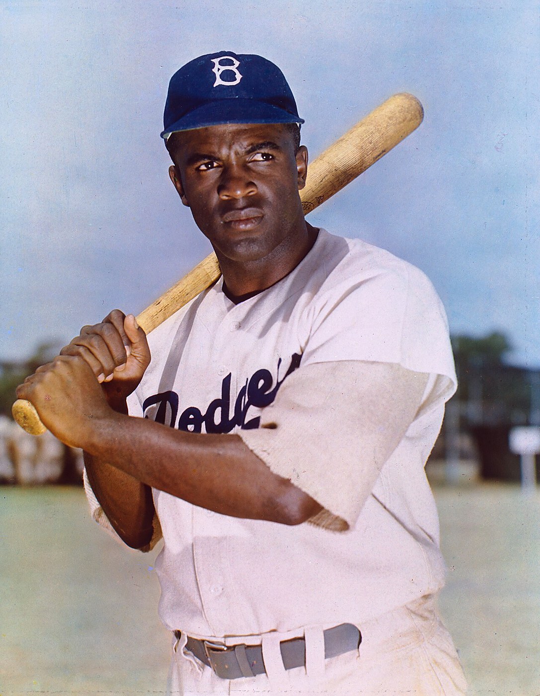 Jackie Robinson Takes the Field at Ebbets
