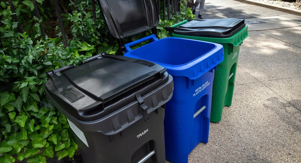 The trash-bin grace period ends Tuesday