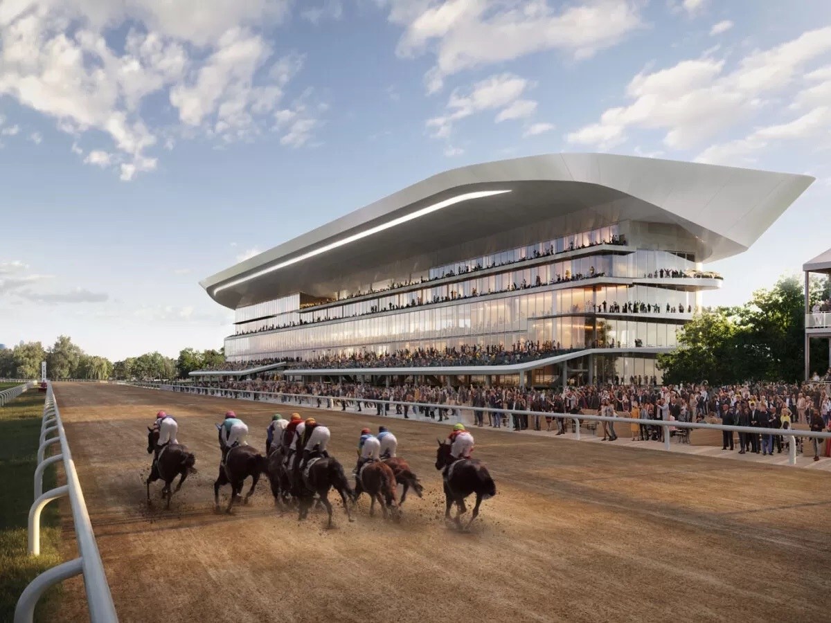 Belmont Park reopens after a $555 million rebuild