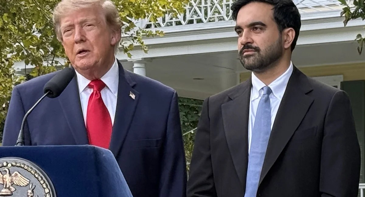 Trump and Mamdani on Sunnyside Yard